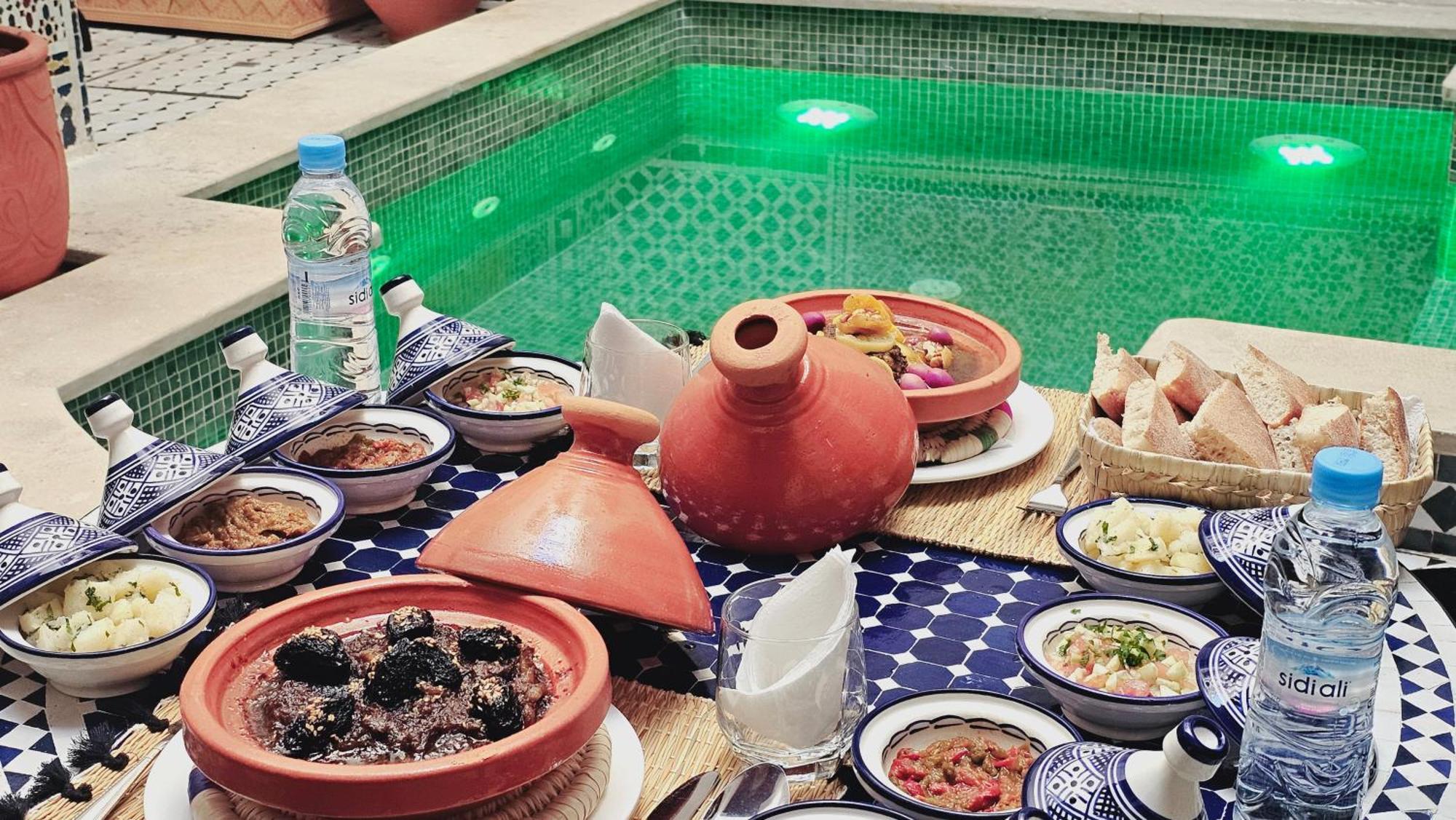 Riad Diamant Bleu Fez Buitenkant foto