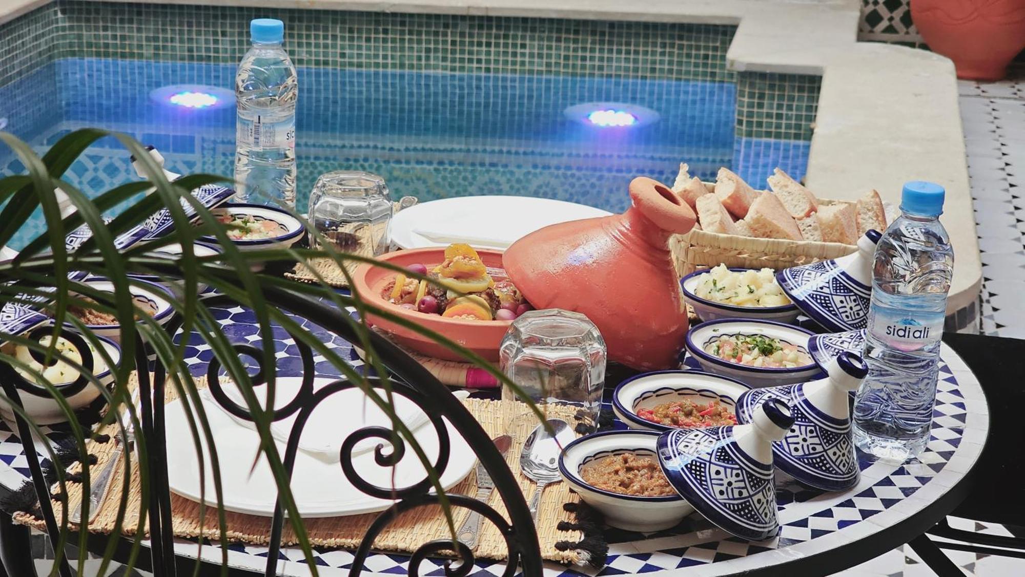 Riad Diamant Bleu Fez Buitenkant foto