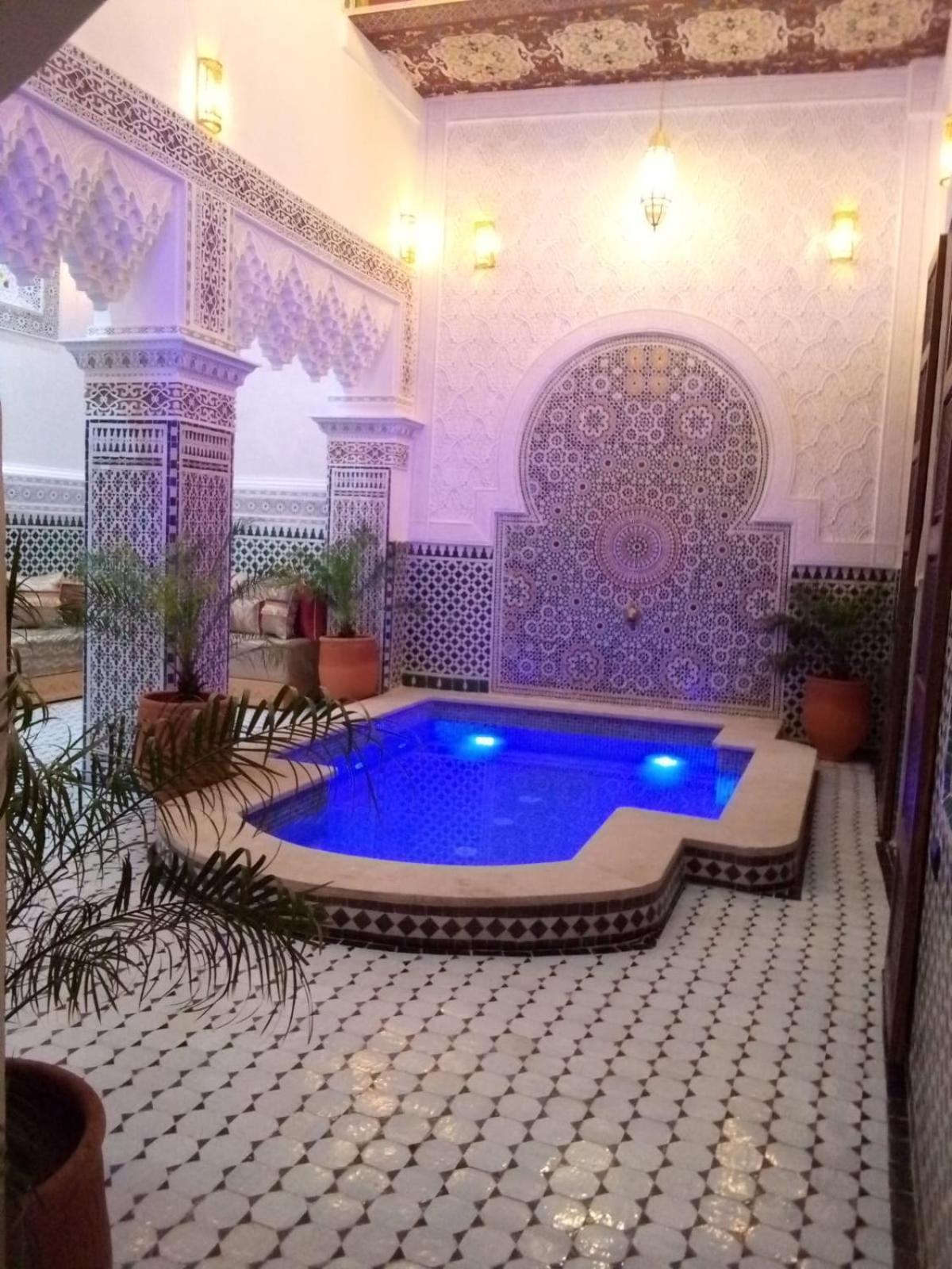 Riad Diamant Bleu Fez Buitenkant foto